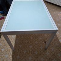 Tavolo Cucina Vetro e Acciaio