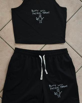 Completo canotta + pantaloncini sport Buffy TVS