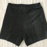 Pantaloncini donna nero/lurex tg m marca calliope