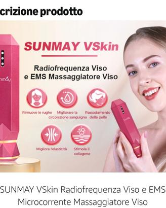 Massaggiatore EMS antirughe antiage