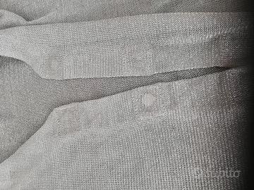 Giacca laminato argento