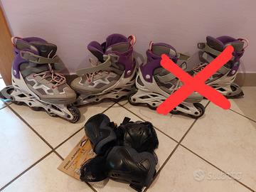 Roller taglia 35-38 con protezioni