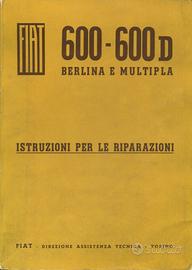 Manuale officina fiat 600, Multipla e 600d