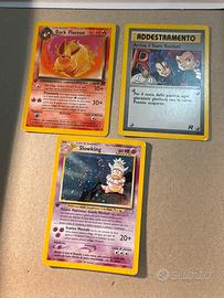 Lotto Pokémon Vintage Team Rocket + Neo Holo 2000