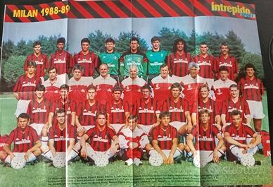Poster doppio Milan, stagione 88/89