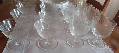 servizio bicchieri anni 50