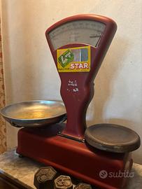 Bilancia vintage ditta Macchi da negozio