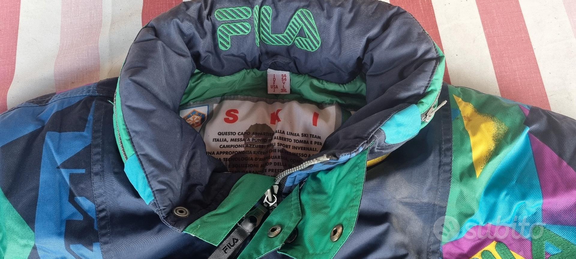 Alberto Tomba Giacca A Vento Fila Vintage Giacca A Vento Sci FILA