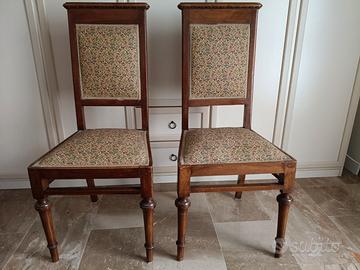 Coppia sedie antiche