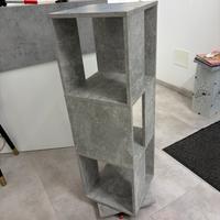 Espositore/libreria girevole grigio chiaro