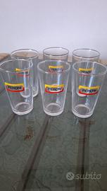 Set Bicchieri PERONI vintage Anni 60