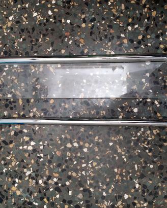 Porta sapone e porta asciugamani acciaio inox