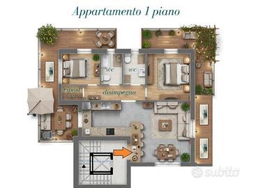 S.Arpino 1 piano Nuovo con Box doppio