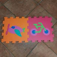 Tappeto puzzle mezzi di trasporto - quasi nuovo