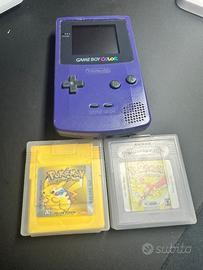 Game Boy Color + 2 GIOCHI POKEMON (ENG)