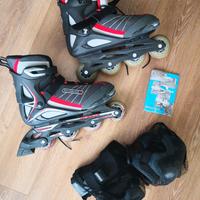 Rollerblade originali con protezioni incluse
