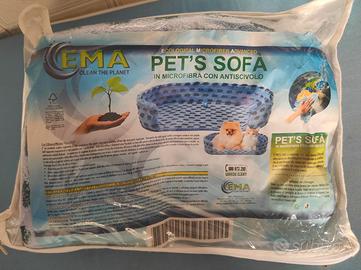 Pet's sofà in microfibra con antiscivolo