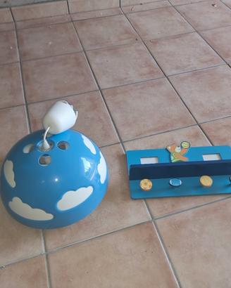 lampadario + attaccapanni x cameretta bambino