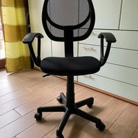 Sedia da ufficio in tessuto