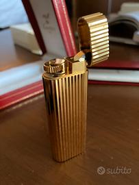 Accendino Cartier Placcato Oro