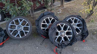 Cerchi in lega Volskwagen UP + pneumatici estivi