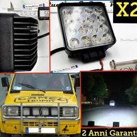 2 FARETTI LED Supplementari per FIAT 4X4 OFF ROAD