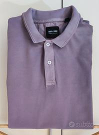 Polo viola cenere Only & Sons tg. S