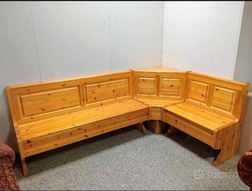 Giropanca angolare colore pino naturale (NUOVA)