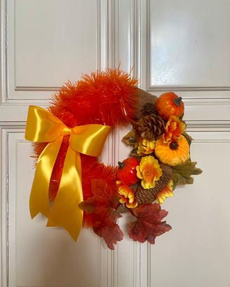 Fuoriporta autunnale fatta a mano