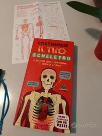 libro costruisci il tuo scheletro corpo umano