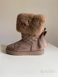 Stivali Pelo Scamosciato