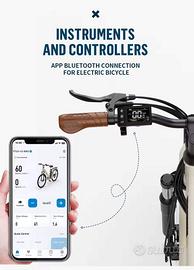  E-BIKE 26 pollici  batteria 15ah App. Bluetooth!!