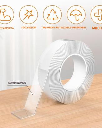 GRIFEMA GA4001-1 -Nastro Biadesivo Extra Forte 3M
