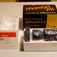 Obbiettivo Mamiya Sekor 250 mm f 4.5