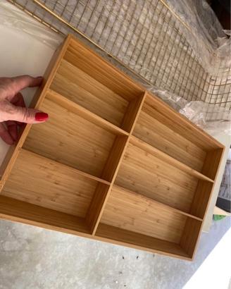 Porta posate di bambu Ikea