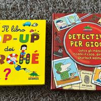Libri bambini Pop-up perché e Detective per gioco