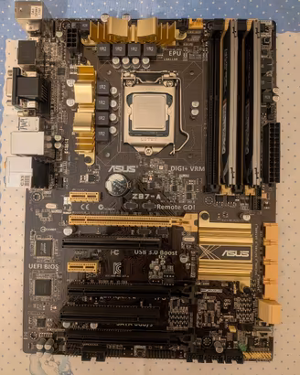 Asus Z87-A + Intel i7 4790k + 16GB RAM + win11 pro