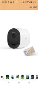 videocamera esterno con scheda dati