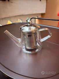 Teiera con filtro n vetro