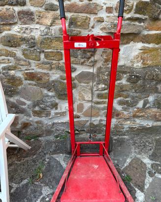 Carrello alza damigiane