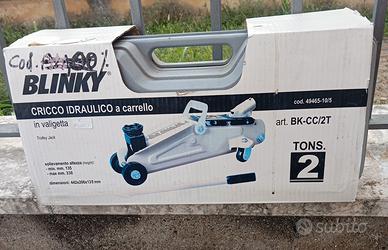 CRICCO IDRAULICO A CARRELLO 2 TONN. CON VALIGETTA