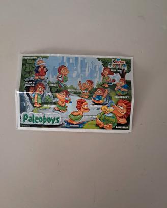 Cartina collezione Kinder Paleoboys