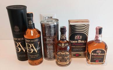 Bottiglie di whisky vintage