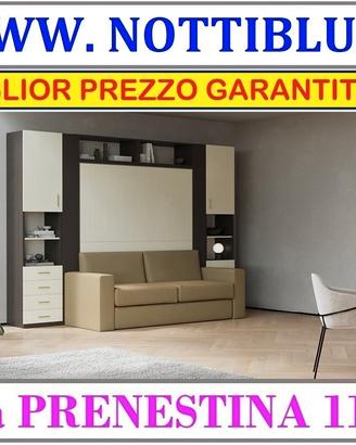 Letto a Scomparsa SINCRO 2piazze MATERASSO OMAGGIO