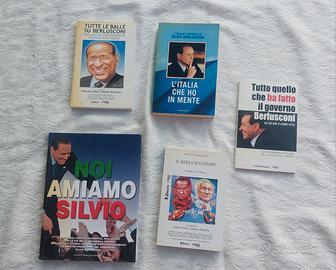 LOTTO 5 LIBRI BERLUSCONI 