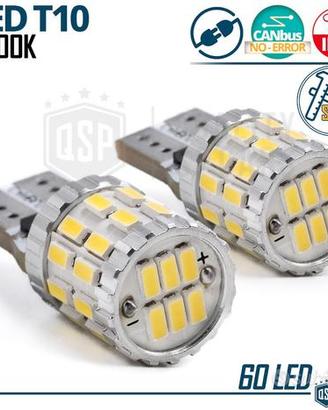 Lampadina LED T10 W5W CANbus Luce Bianca Potente