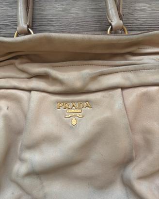 Borsa PRADA  in Pelle di vitello effetto cavallino