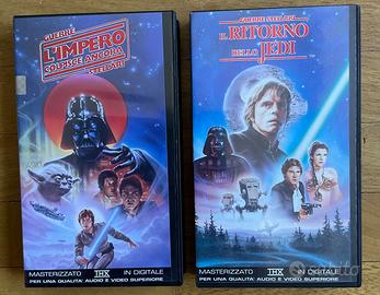 VHS 2 FILM SERIE GUERRE STELLARI 