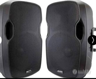 COPPIA CASSE ATTIVE 2000W GEMINI 