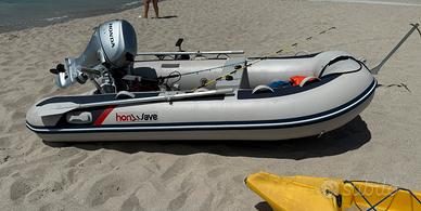 Gommone honda honwave t30 motore e carrello